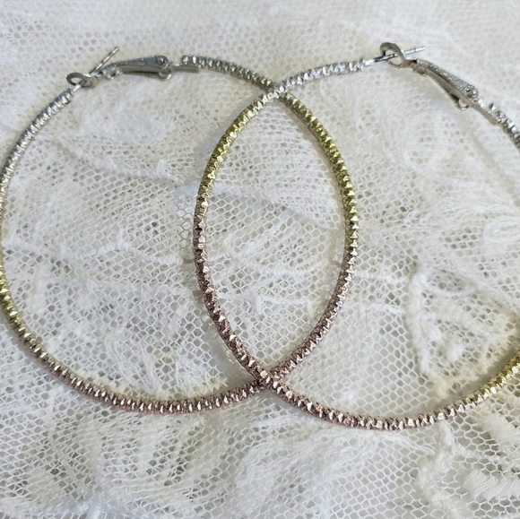 𝅺OMBRE Hoop Earrings - Picture 6 of 7